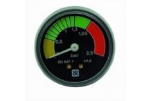 Manometro 2.5KG 1/4 Ø57mm Plastico Rancilio