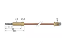 Termopar Cabeza Lisa M10x1 L=320mm Junkers