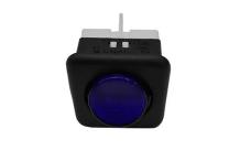 Interruptor Azul 25x25mm 230V Tecla Redonda