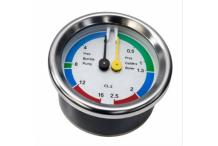Manometro Doble Escala Ø60mm 0-2.5/0-16 Bar Italcrem