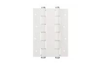 Bisagra Vaivén Aluminio 180mm Blanca
