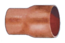 Manguito Cobre Reducido 1/2"x3/8" H-H Varios