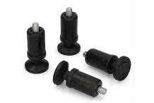 Pata Regulable Ø30mm Poliamida Negra