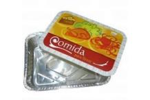 Bandeja Aluminio Con Tapa 190x140mm (100unds) Mcm