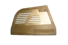 Lateral Plast Derecho Curvo Dorado  Fagor