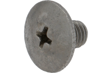 Tornillo plano Gewinde M6 L 10mm CNS VPE 20 Stück Aufnahme Kreuzschlitz Kopf ø 15mm Fagor