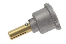 Parte delantera de grifo de gas eje ø 10x8mm eje L 25/17mm parte plana arriba/abajo Pel