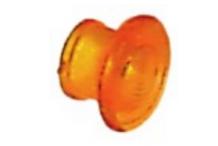 Casquillo para lámpara de señalización amarillo
