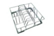 Cesto platos 350x350x110mm alambre