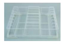 Cesto platos 400x400x110mm alambre