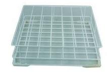 Cesto platos 420x490x120mm alambre  linea blanca