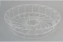 Cesto platos 48x12cm alambre