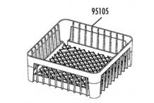 Cesto vasos 350x350x150mm plastico v-35