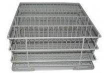 Cesto vasos 400x400x180mm con separador