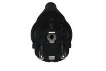 Clavija 16a aerea 250v negra carro calie