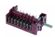 Conmutador 5 posiciones 16a 250v Ø6x4.6mm roller grill
