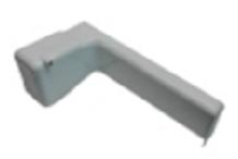 Cubeta agua 488x250x157mm fabricador hielo