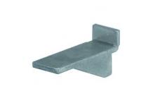 SOPORTE CREMALLERA ALUMINIO L (TIPO H) contiene  4 unidades