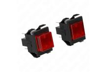 Interruptor Rojo Bipolar 16A 230V 22x27mm Faema