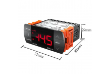 Termostato 3 Relés 230V 71x29 Con Desescarche  Elitech EK-3030