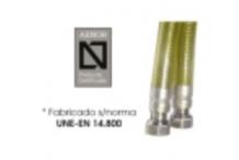 Flexible gas m-h 1/2x1/2 pulg. 1m