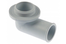Manguito codo desagÜe gs35-40-50 dihr, granita, univerbar