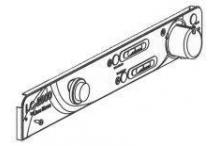 Frontal mandos completo lc-2600 linea blanca
