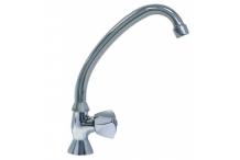 Grifo vertical 1 agua cierre goma 1/2"
