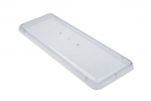 Tapa L 470mm An 176mm H 32mm transparente Ugolini