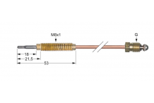 Termopar cabeza roscada m9x1 largo 600mm