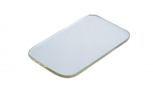 Cristal portalámparas rectangular 112x65mm Mbm