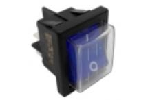 Interruptor azul 30x22 230v con funda itv