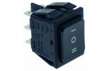 Interruptor basculante medida de montaje 30x22mm negro horeca-select