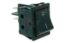 Interruptor negro bipolar 16a 250v gyros