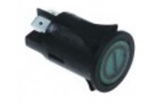 Interruptor pulsante montaje ø 25mm verde 250v 16a