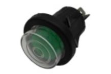 Interruptor verde Ø25mm 16a 230v bipolar lucca