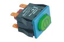 Interruptor verde 30x22mm 230v bipolar winterhalter