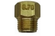 Inyector Gas Butano Plancha M8 Ø0.70mm PG80