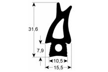 Junta de puerta perfil 2732 an 470mm l 500mm  fagor