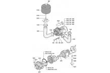 Junta tapa bomba lavado ls705 rancilio