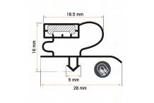 Burlete 1525x640mm Pvc Gris FAGOR CORECO