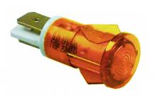 Lámpara de señalización ø 12mm amarillo 230v