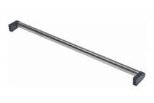 Manilla de puerta ø 20mm l 525mm inox ue 1 pzs distancia de sujeción 510mm m5 con tornillos