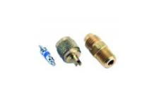 Obus 1/4saex1/8npt tapon con llave