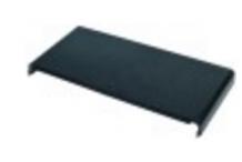 Panel frontal pos. de montaje anterior/posterior negro