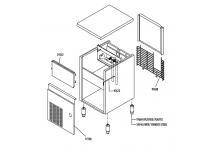 Panel inferior frontal fabricador hielo