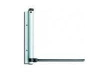 Perno muelle brazo para puertas color blanco