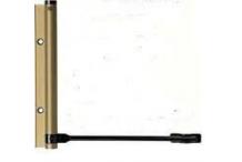 Perno muelle brazo para puertas color oro