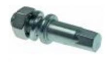 Perno para bisagra de puerta batiente ø 7mm l 19mm