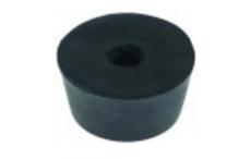 Pie de aparato 29mm h 16mm goma taladro  6mm ue 1 pzs horeca